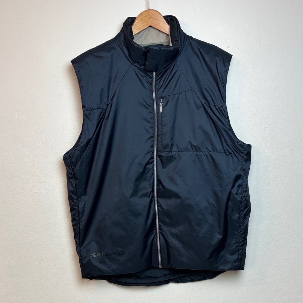 Salomon Men’s Primaloft Insulated Vest Blue Medium Running‎